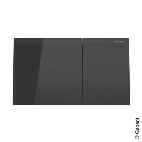 Geberit Sigma Bet Tigungsplatte F R Mengen Sp Lung Glas Schwarz