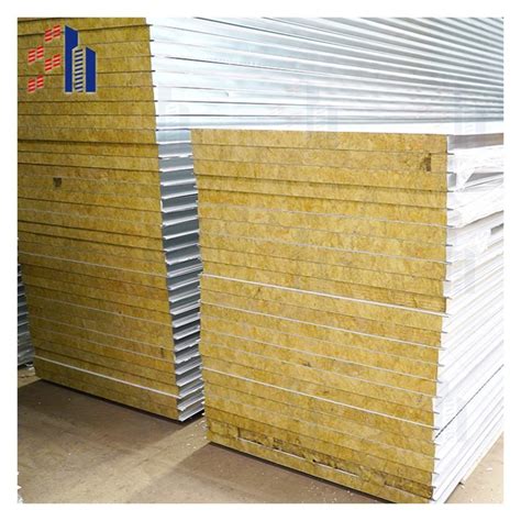 Fire Resistant Rock Wool Sandwich Panel Mineral Wool Composite Rock