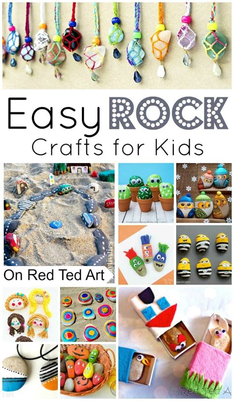 Easy Rock Crafts for Kids - Red Ted Art - Kids Crafts