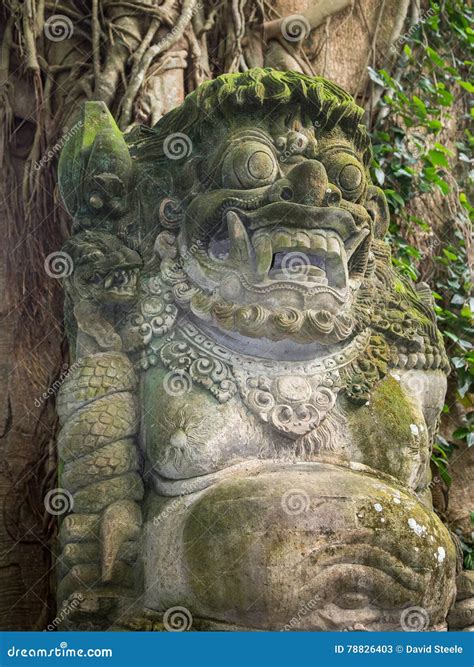 Balinese Stone Carving Stock Image Image Of Indonesia 78826403