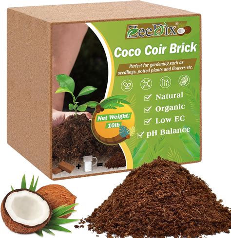 Amazon Growbycoco Kg Lb Coco Peat Block Premium Organic