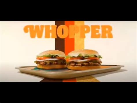 Burger King Whopper Song Commercial All Versions YouTube