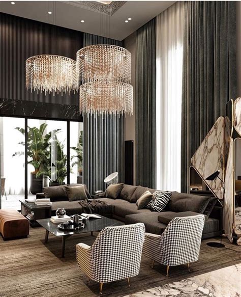 Neutral And Charming Living Room A Luxurious Project With A Modern To