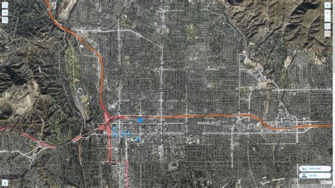 Pasadena California Map