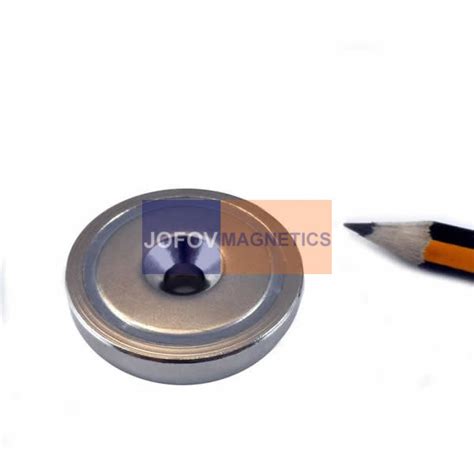 Ø32mm Countersunk Shallow Pot Neodymium Magnets Magnets By JOFOV