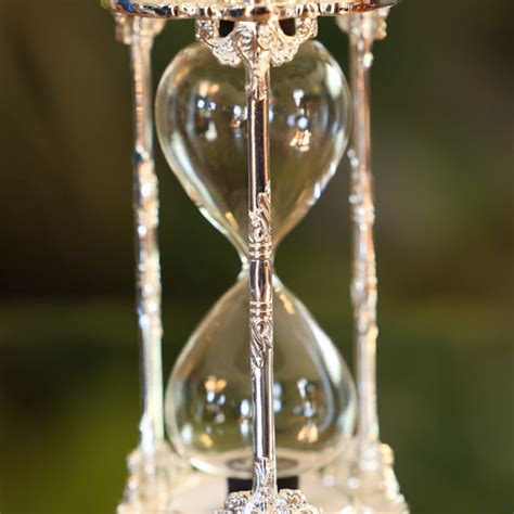 Silver Crystal Hourglass Urn Justhourglasses