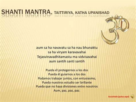 Shanti Mantra