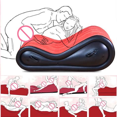 Multifunction Inflatable Bed Sofa For Travel Beach Chaise Fold Bedroom Sex Furniture Armchair