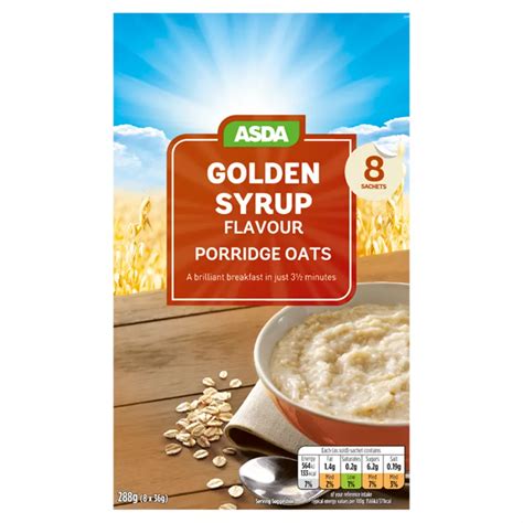 Asda Golden Syrup Flavour Porridge Oats Is Halal Suitable Halal Check