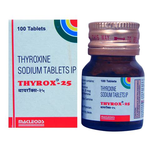 Thyrox 25 Tablet Uses Side Effects Price Apollo Pharmacy