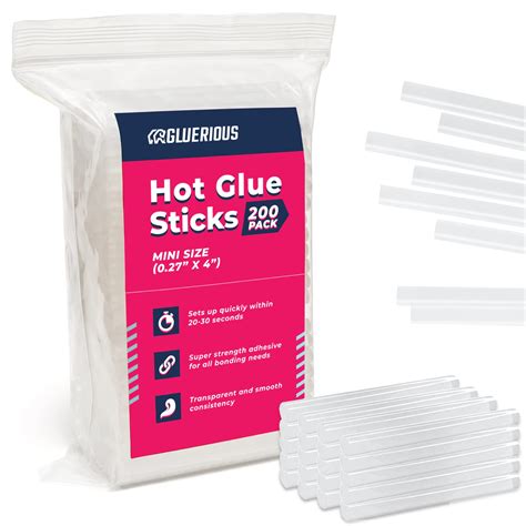 Amazon Mini Hot Glue Gun Sticks Bulk Pack Of Length Diameter Multi