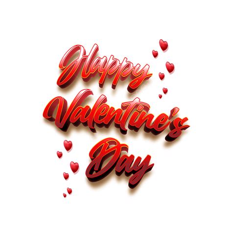 3d Feliz Dia De San Valentin Vector Png Png Celebrar San Valentin Romántico Png Y Vector