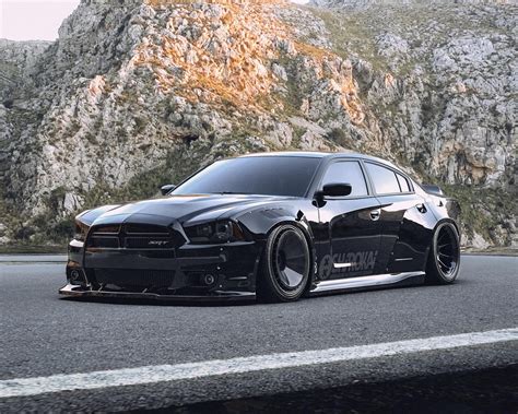 Dodge Charger "Black Bomb" Flexes Widebody Muscle - autoevolution