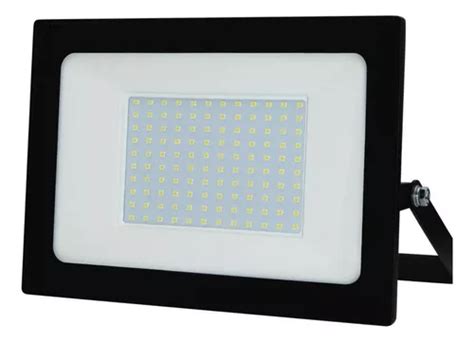 Reflector 100w Luz Fria Negro