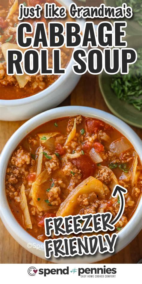 Cabbage Roll Soup Recipe Spend With Pennies