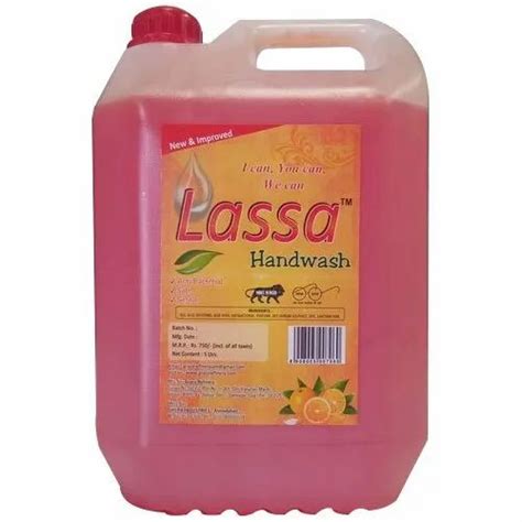 Lassa Antibacterial Liquid Hand Wash Packaging Type Can Packaging