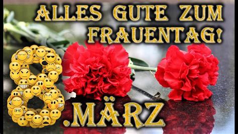 Alles Gute zum Frauentag Lustige Grüße zum 8 März für WhatsApp