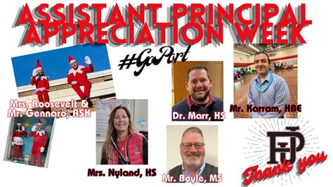 Assistant Principals Appreciation Week District