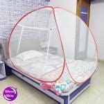 Buy SILVER SHINE Mosquito Net Polyester Foldable Single Bed For Adult