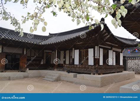 Traditional House At Namsangol Hanok Village In Seoul South Korea