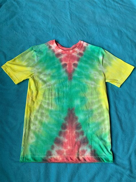 Rasta Tie Dye T Shirt Etsy