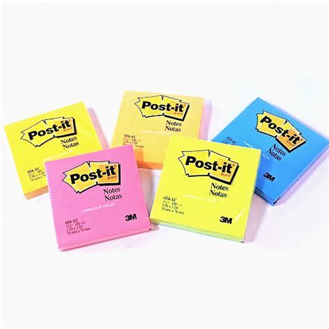 Post It Notes 654 Ac 76x76mm Sticky Notes 3m 100 Lembar Lazada Indonesia