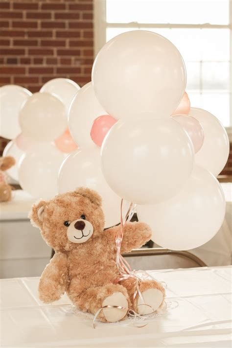 Baby Girl Teddy Bear Baby Shower Theme