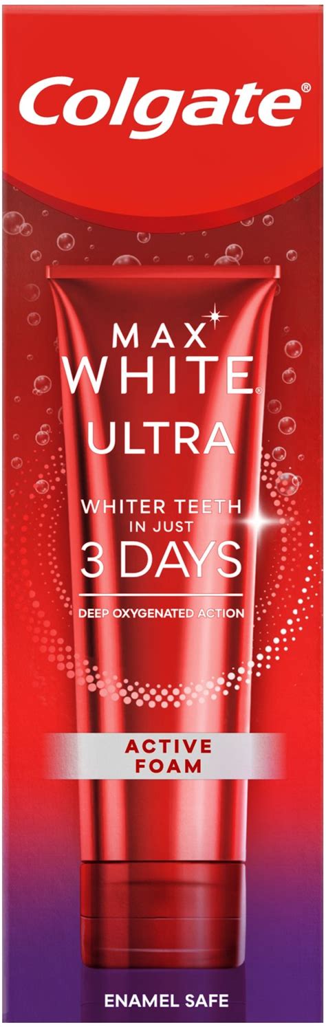 Colgate Max White Ultra Active Foam bieliaca zubná pasta 50 ml