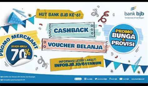 Rayakan Hut Ke Bank Bjb Tawarkan Beragam Promo Spesial Asbanda Org