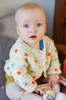 Ravelry Baby Bobble Cardigan Pattern By Claire Montgomerie