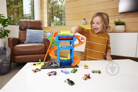ᐉ Игровой набор Hot Wheels Автомойка Невероятные виражи HTN80 Купить в Киеве Украине