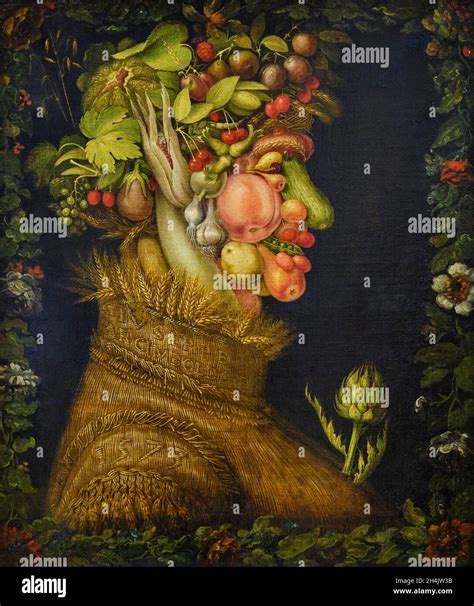 France Paris Mus E Du Louvre T Giuseppe Arcimboldo Photo Stock