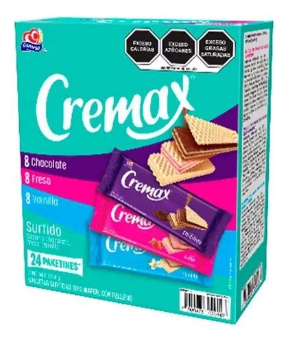 Galletas Gamesa Cremax Surtidas 24 Paquetes De 42g C U