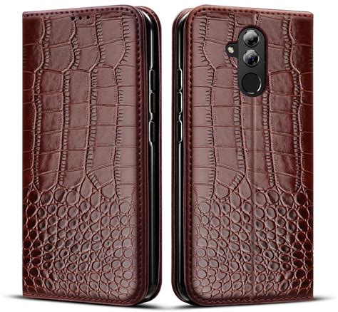 Funda Con Tapa Para Huawei Mate Lite Cartera De Cuero Con Textura De