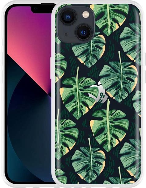 Cazy Hoesje Geschikt Voor Iphone Palm Leaves Large Bol