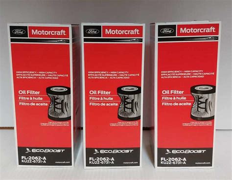 Pack Motocraft Fl A Engine Oil Filter Kit Ku Z A Ecoboost