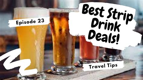 Best Cheap Drinks On The Las Vegas Strip YouTube