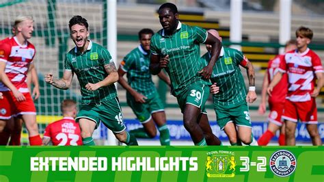 Extended Highlights Yeovil Town 3 2 Eastbourne Borough Youtube