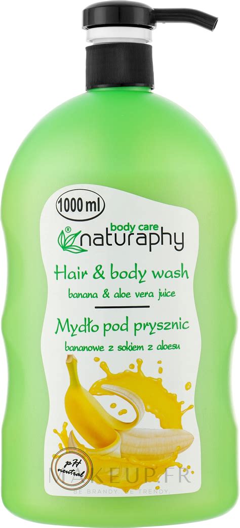 Naturaphy Shampooing Et Gel Douche Banane Et Aloe Vera Makeup Fr