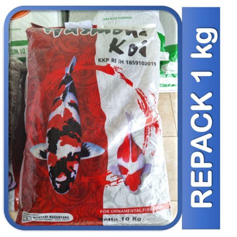 Jual Pakan Ikan Harmoni Koi Kg Repack Shopee Indonesia