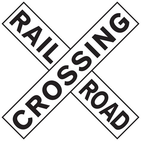 MUTCD Railroad Crossing Sign