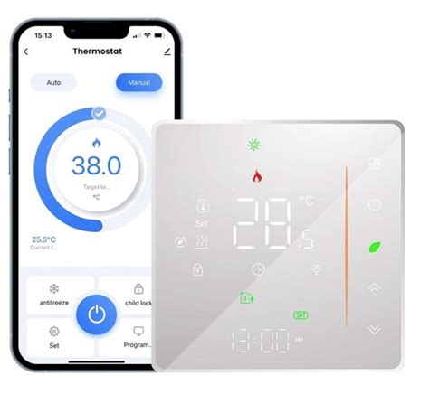 Termostat Tuya Inteligentny Sterownik Ogrzewania Wifi Regulator