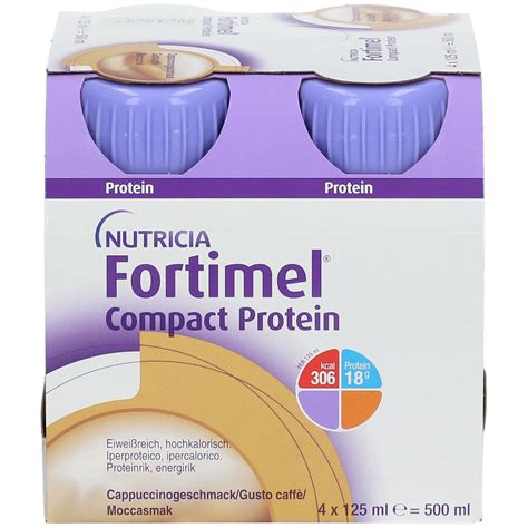 NUTRICIA FORTIMEL Compact Protéine Cappucino 4x125 ml Redcare Apotheke