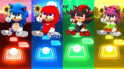 Baby Sonic Vs Baby Knuckles Vs Baby Shadow Vs Baby Amy 🎶 Who Is Best