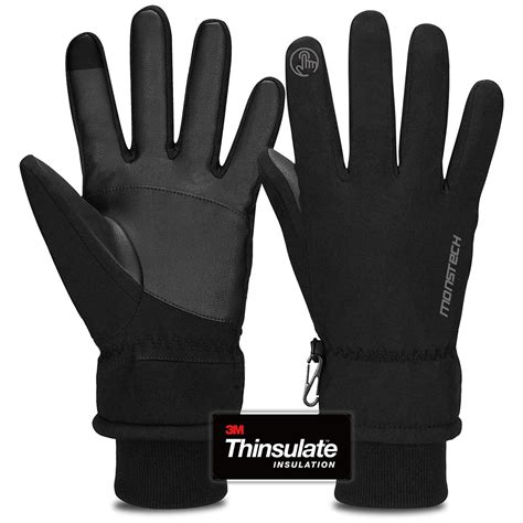 Winter Gloves Touchscreen Gloves Waterproof Thermal Gloves Ski Gloves ...