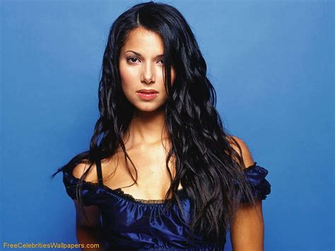 Roselyn Sanchez Female Actress Sexy Blue Dress Black Long Hair Red