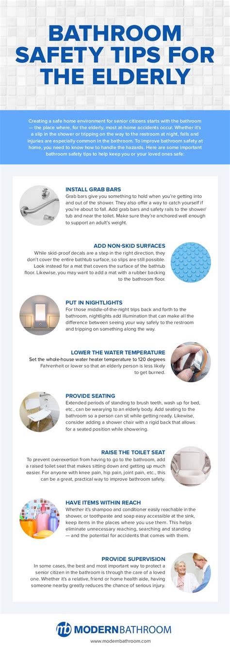 Bathroom Safety Tips for the Elderly [Infographic] | AvaCare Medical Blog