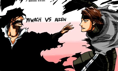 Bleach 683 - Sosuke Aizen VS Yhwach by KaradegRara on DeviantArt