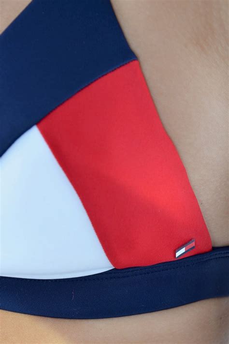 Bikini strój kąpielowy TRIANGLE NAVY BLAZER TOMMY HILFIGER Butik Online MAICON