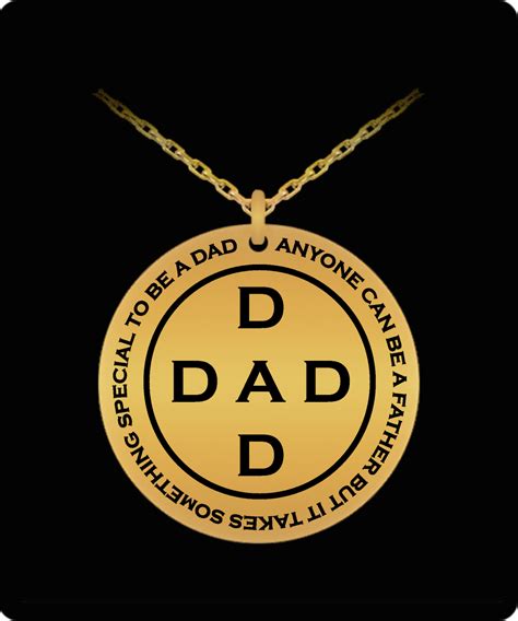 Fathers Necklace Dad Necklace For Dad T For Fathers Day Ts